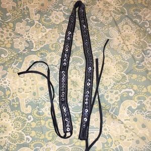 Vintage Bead Belt with tassels Handmade